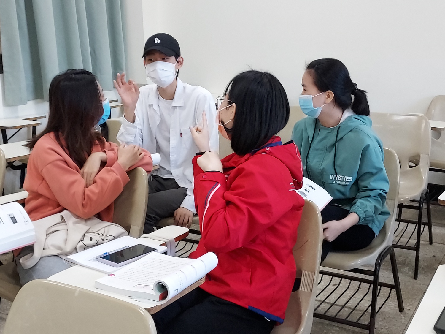 學習華語並與其他國家境外生交換語言是愉快的事情!圖片