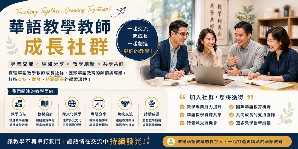 華語教學教師成長社群圖片